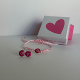 Pendientes Plata Agatha Ruiz de la Prada Fun Flor Fucsia