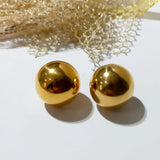 Pendientes Plata Bola Bombé 0110461-2-1