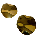 Pendiente plata chapada XL