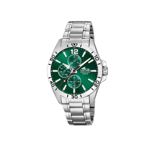 Reloj Hombre Acero Verde 18812/7