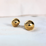 Pendientes Plata Bola Bombé 0110461-2-1