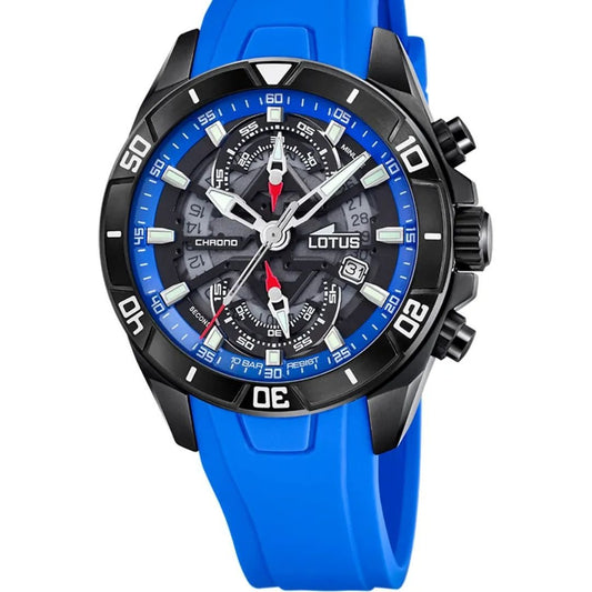 Reloj Lotus Hombre Negro Azul 18945/2