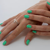 Anillo Plata Perla Circonita