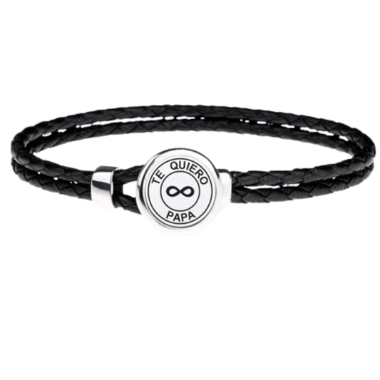 Pulsera Plata " Te Quiero Papá"