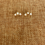 Yellow Gold Star Earrings