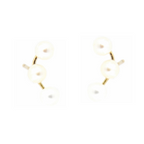 Yellow Gold Star Earrings