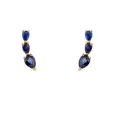 Yellow Gold Star Earrings