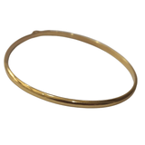 Yellow Gold Hoop Earring 18 mm