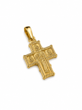 Cruz Oro Cristo Bizantina