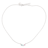 Agatha Ruiz de la Prada Silver Pendant Trio Flowers