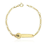 Pulsera Oro Amarillo Esclava Bebé Chupete