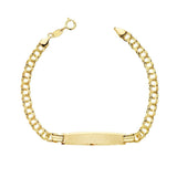 Pulsera Oro Amarillo Esclava Bebé