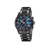 Reloj Hombre Acero Negro Pavonado 19088/2