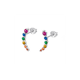 Pendientes Plata Multicolor Lotus Silver EarParty