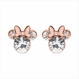 Pendientes Plata Disney Minnie Lazo Rosé
