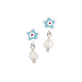 Pendientes Plata Agatha Ruiz de la Prada Flores y Perlas