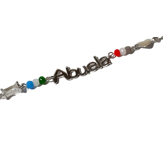 Pulsera Plata Abuela