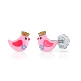 Silver Christmas Tree Earrings