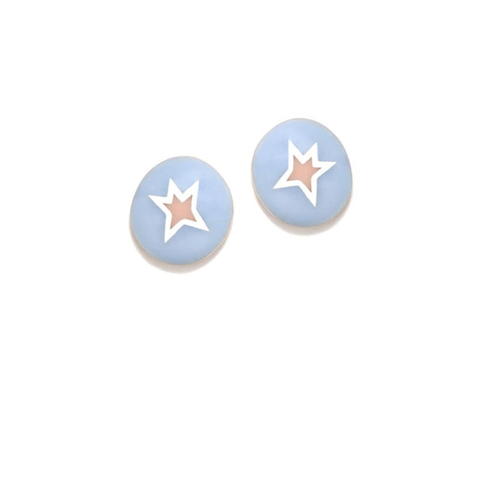 Pendientes Plata Agatha Ruiz de la Prada Fun Estrella Azul