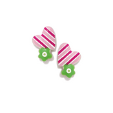 Pendientes Plata Agatha Ruiz de la Prada Love Corazón Rayas