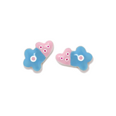 Pendientes Plata Agatha Ruiz de la Prada Love Azul Rosa