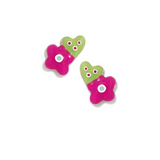 Pendientes Plata Agatha Ruiz de la Prada Love Corazón Verde