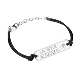 Pulsera plata Papá "Al mejor Papá del mundo"