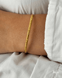 Yellow Gold Hoop Earring 18 mm