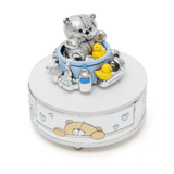 Carrusel Musical Osito y Patitos Azul