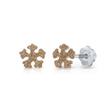 Pendientes Plata Copo de Nieve