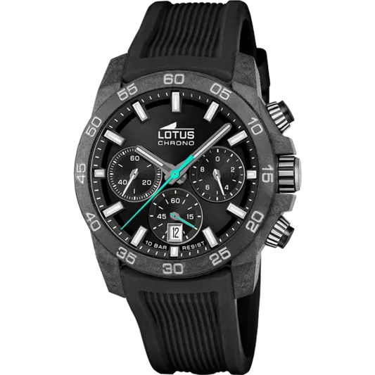 Reloj Lotus Hombre Negro Fibra de Carbono 18974/3