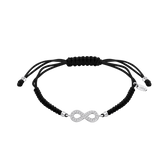 Agatha Ruiz de la Prada Silver Bracelet Green Cord Yellow Star