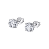 Pendientes Plata Chatón Circonita Lotus Silver Charming Lady