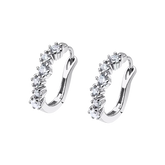 Pendientes Plata Aro Circonitas Lotus Silver