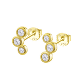 Pendientes Plata Chapada Mini Trepador Lotus Silver Pure Essential