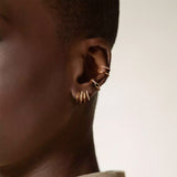 Silver Plated Earrings "You and Me" Pearl