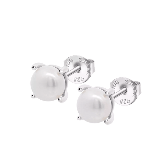 Pendientes Plata Perlas Lotus Silver Pearls