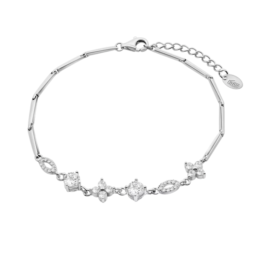 Pulsera Plata Flores Lotus Silver