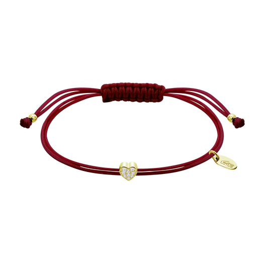 Pulsera Plata Corazón Lotus Silver