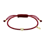 Agatha Ruiz de la Prada Silver Bracelet Green Cord Yellow Star