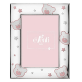 Pink Enamel Bear Frame
