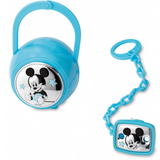 Baby Mickey Mouse Pacifier Clip and Holder Set for Boys