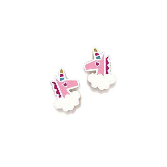 Agatha Ruiz de la Prada Unicorn in the Clouds Silver Earrings