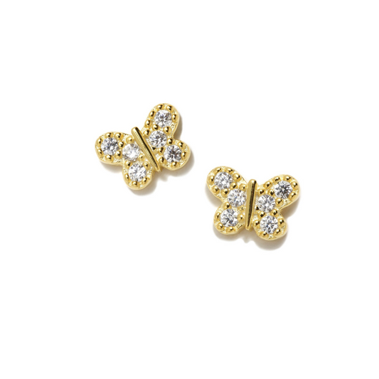 Pendientes Plata Agatha Ruiz de la Prada Mariposa Circonitas