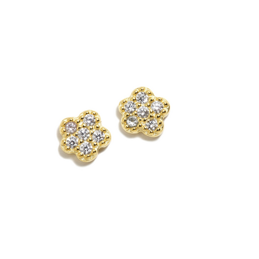 Pendientes Plata Agatha Ruiz de la Prada Flor Circonitas