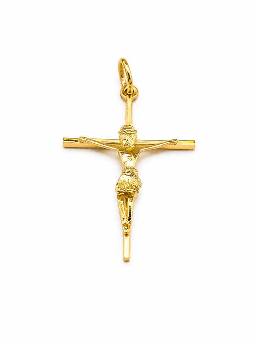 Cruz Oro Cristo Diseño