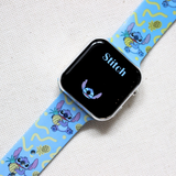Reloj Digital STITCH LED Disney Azul LAS4038