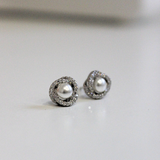 Pendientes Plata Perlas Nudo