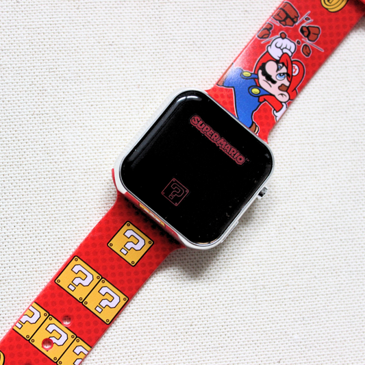 Reloj Digital Nintendo SUPER MARIO LED Disney GSM4107