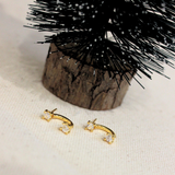 Pendientes Plata Chapada Aros Diseño